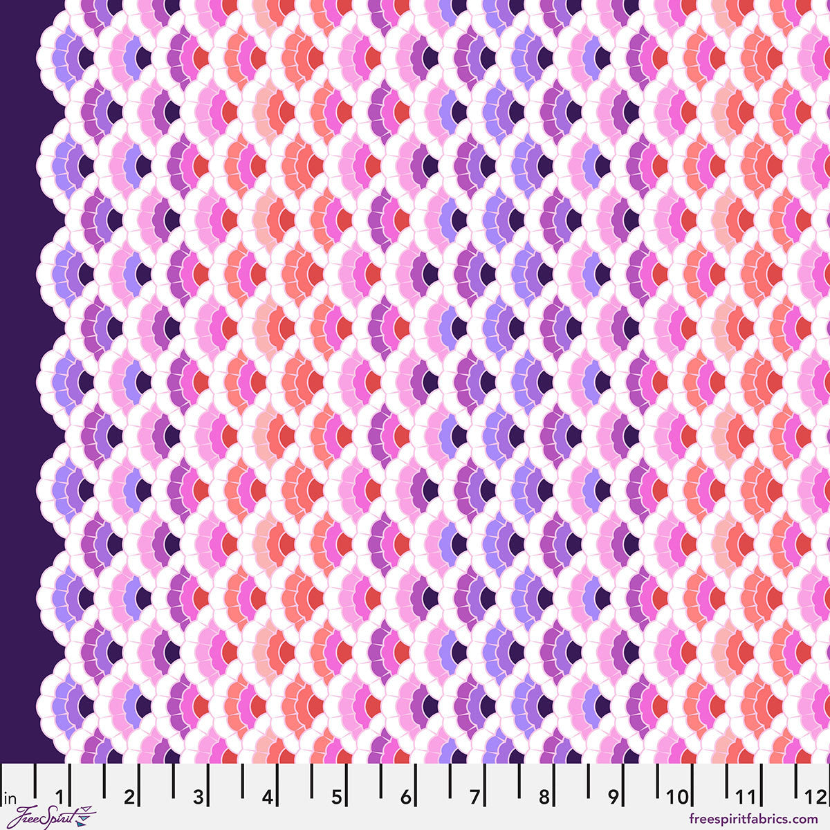Aquatic Lace- Ultraviolet- Floral Reef
