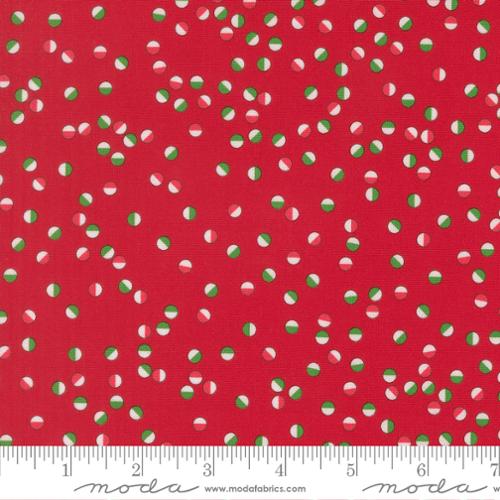 Poinsettia Red Jelly Dots- Snow Time