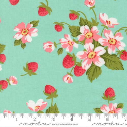 In Bloom Florals Aqua- Bloomsberry
