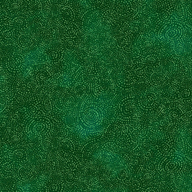 Serene Swirls Green 108" Flannel- Solstice Flannel