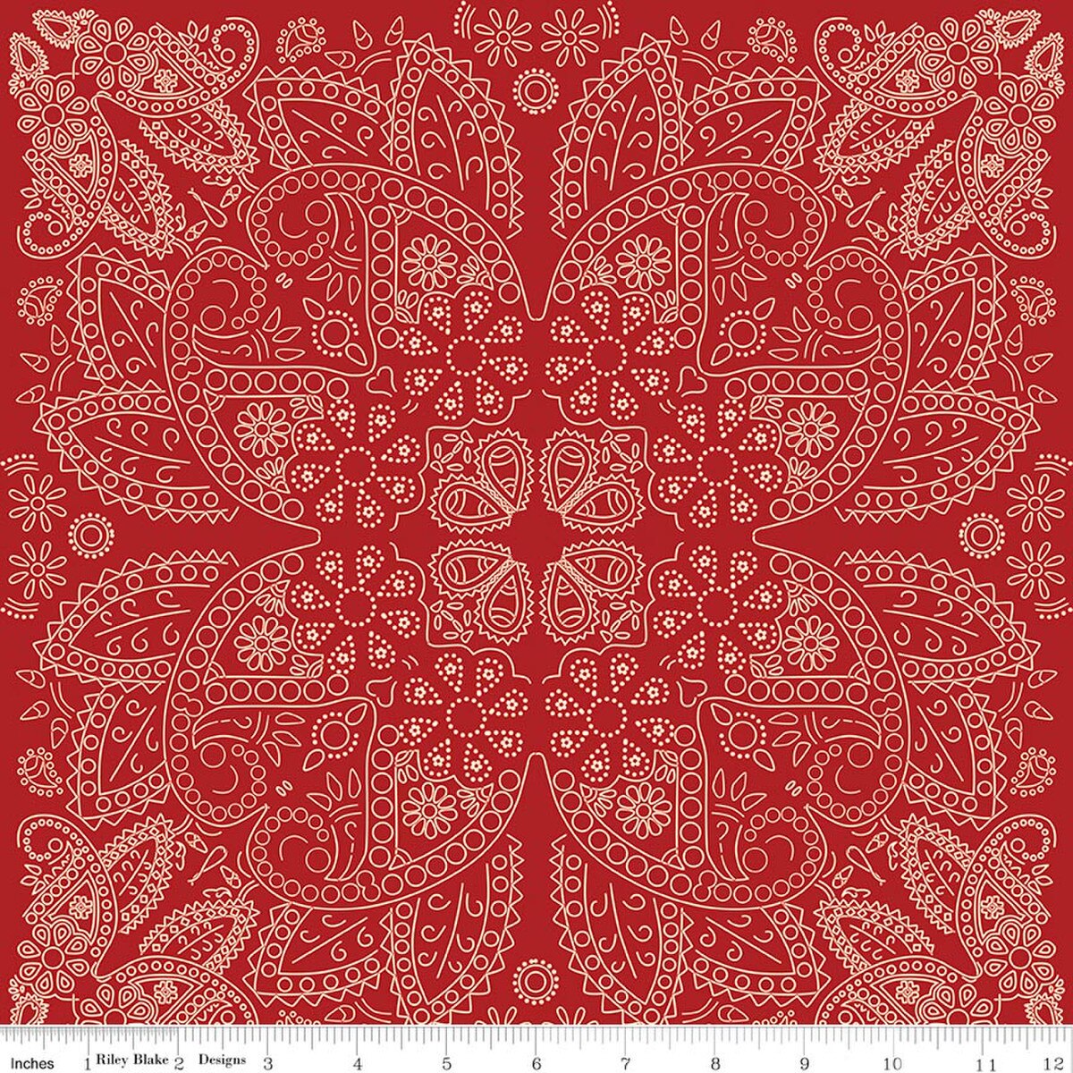 Cowboys Bandana Red Flannel