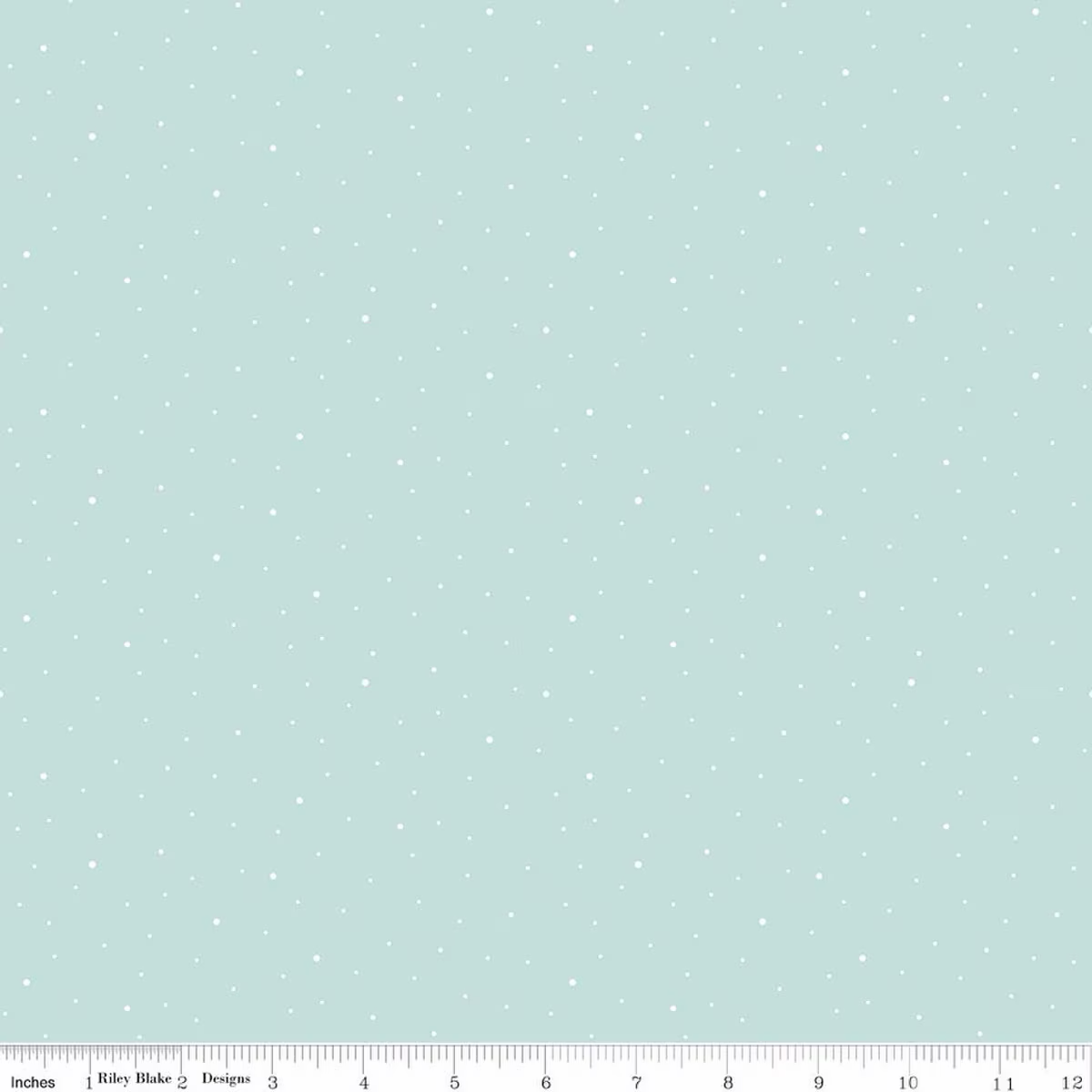 Dapple Dot Aqua Flannel
