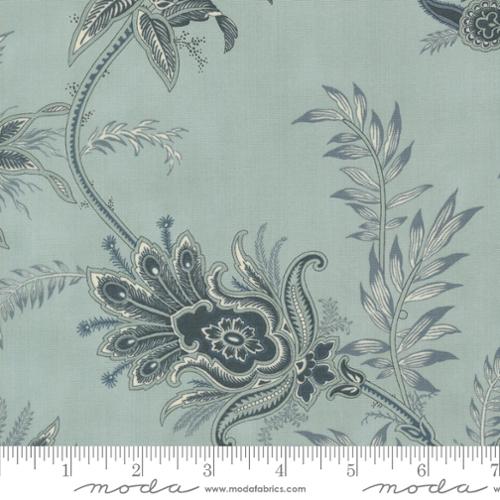 Sky Plume Florals Jacobean- Breathtaking Blues