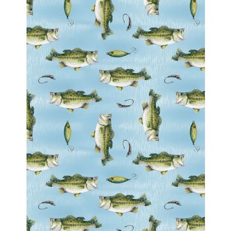 Light Blue Directional Fish Toss- Reeled In
