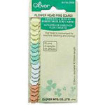 Clover Flower Head Pins Carded 20ct