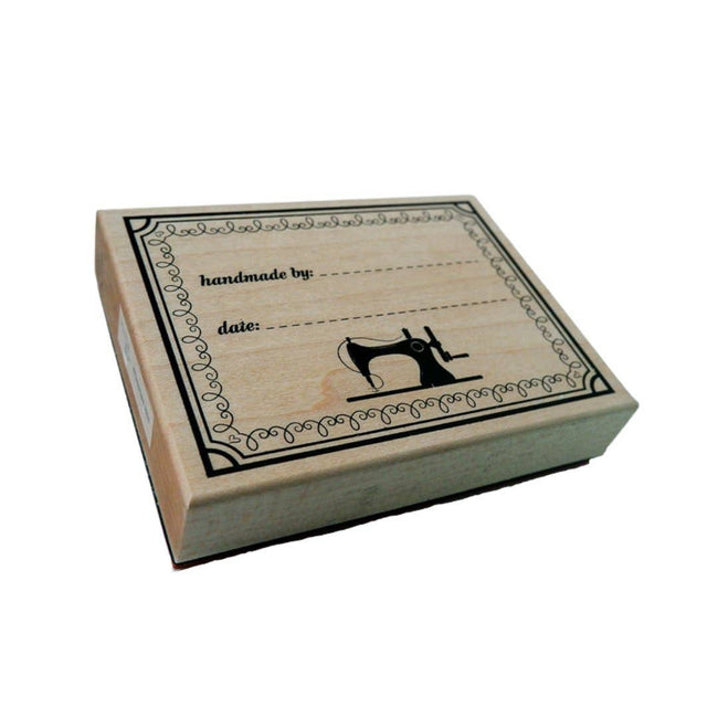 "Handmade By" Fabric Stamp - Personalize Your Handmade Creations!