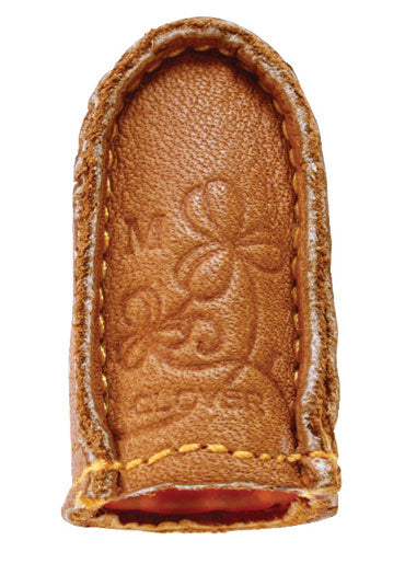 Natural Fit Leather Thimble Med