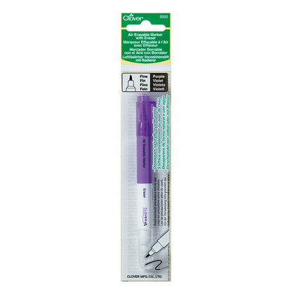 Clover Air Erasable Marker Purple Extra Fine Point