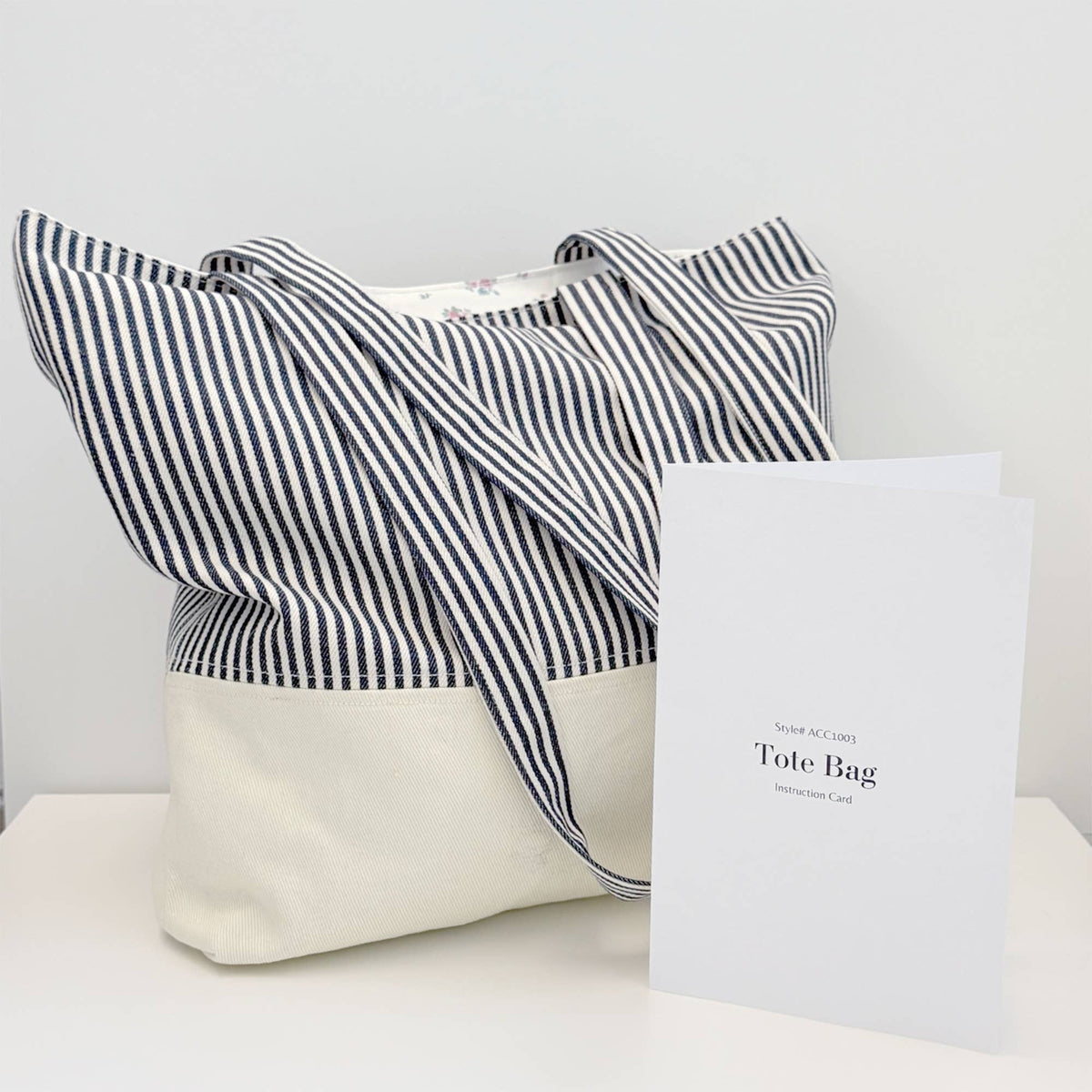 DIY Sewing Craft Kit – Tote Bag (Lv.2 - Fabric Included)