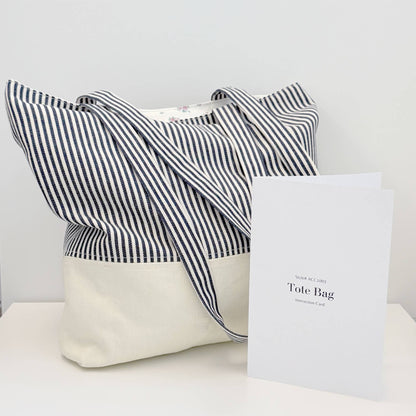 DIY Sewing Craft Kit – Tote Bag (Lv.2 - Fabric Included)