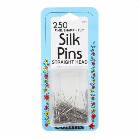 Silk Pin Size 20 - 1 1/4in 250ct