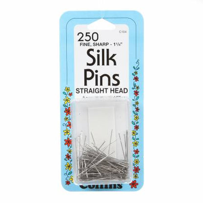 Silk Pin Size 20 - 1 1/4in 250ct