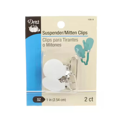Mitten Suspender Pacifier Clips