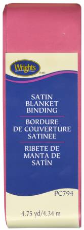 Poly Blanket Binding 4-3/4yd Berry Sorbet