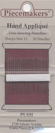Piecemakers Hand Applique Size 12 Needles