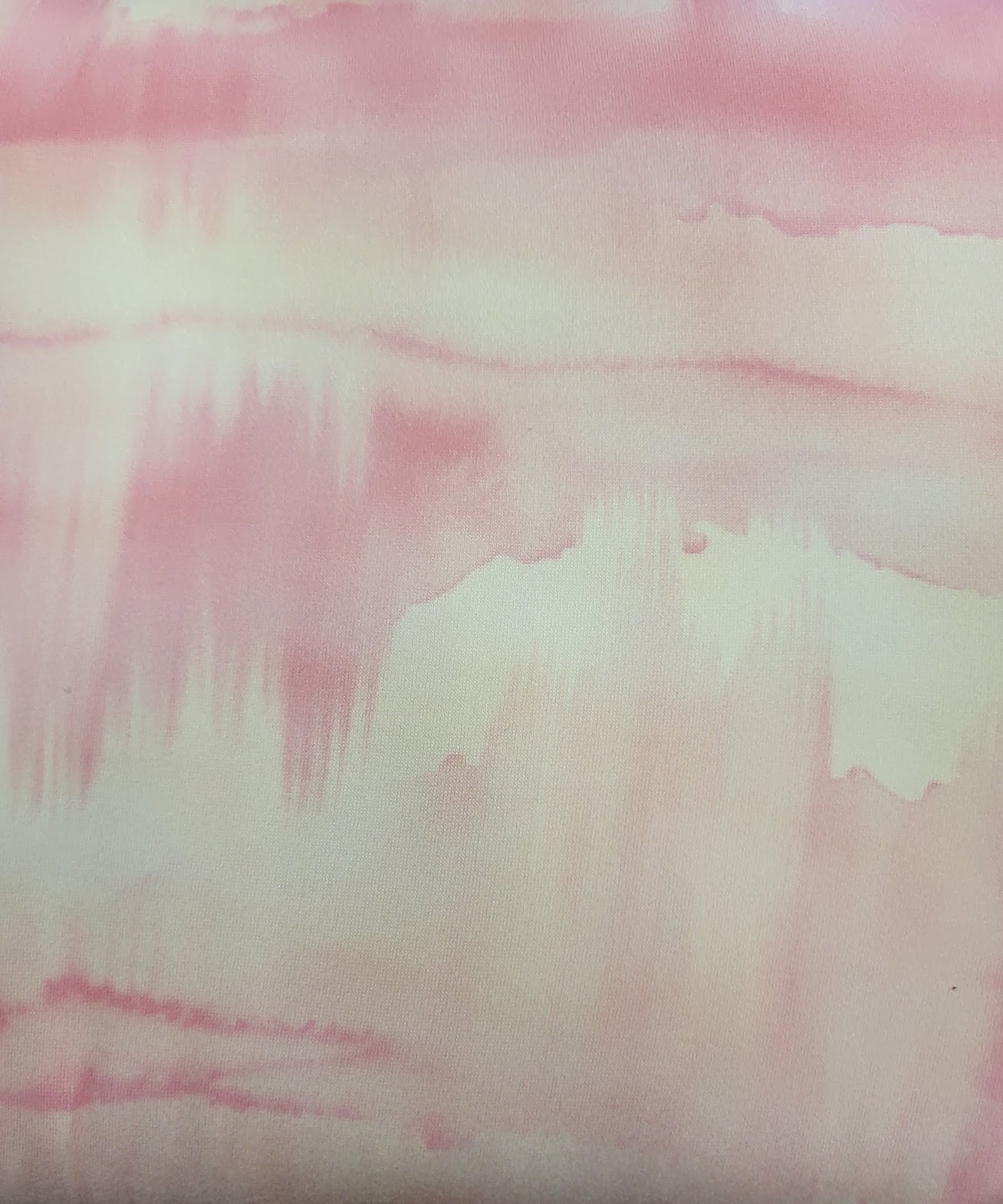 Coral Watercolor Double Brushed Poly