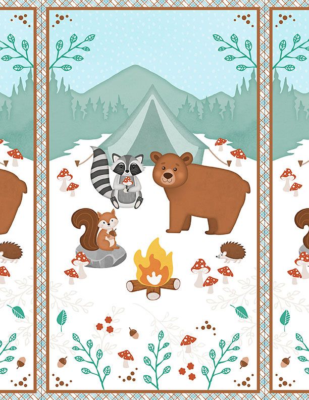 Woodland Whimsy Panel