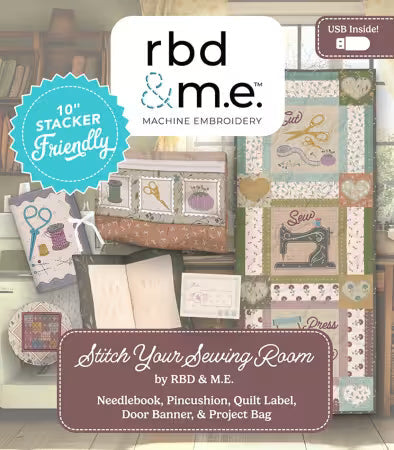 Stitch Your Sewing Room - Machine Embroidery USB