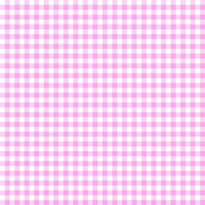 White/Bubble Gum Pink Gingham Classics