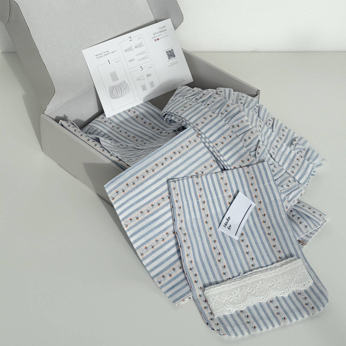 DIY Sewing Kit – Vintage Apron Craft Box (Lv.2)