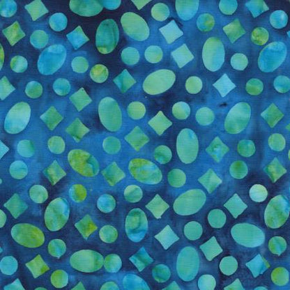 Gravel Blue Cornflower Batik
