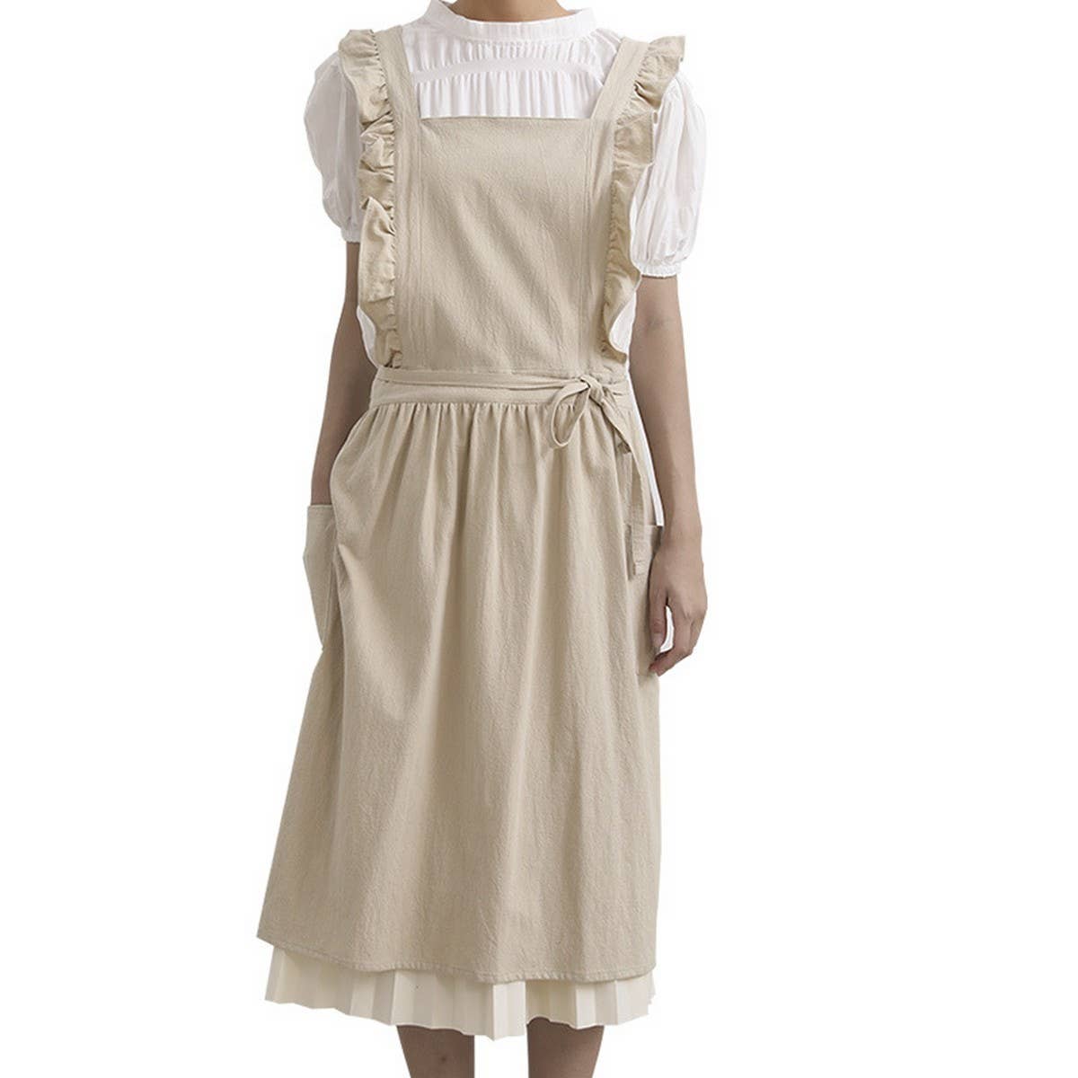 CWMM1834_Stylish Cotton Household Kitchen Apron