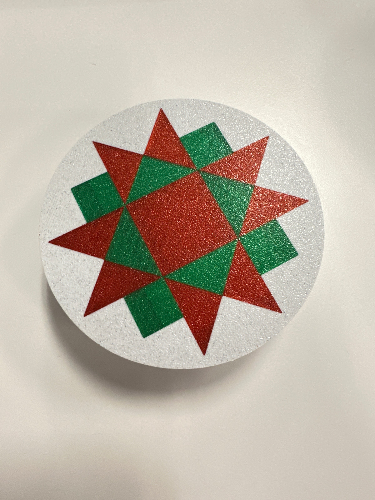 Quilt Block Magnetic Pincushion Grey