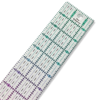 Pink to Teal Gradient | Glitter  - 12" x 2.5” Ruler