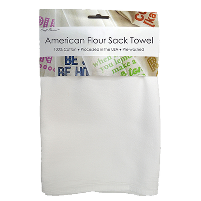 American Flour Sack Towel 18 x 22: Packs