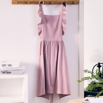 CWMM1834_Stylish Cotton Household Kitchen Apron