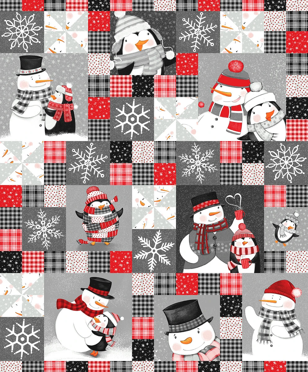 Snowman Multi Cheater Flannel- The Cool Club