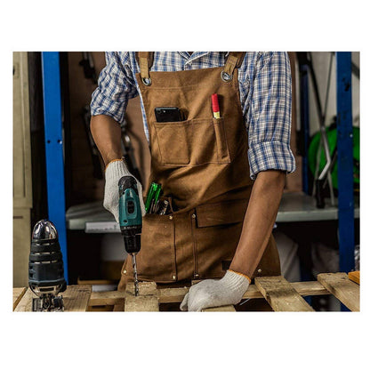 CWMM1821_Canvas Apron Multi-Functional Outdoor Work Apron