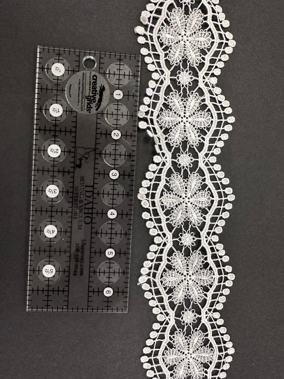 Large Flower Lace Tassel Trim