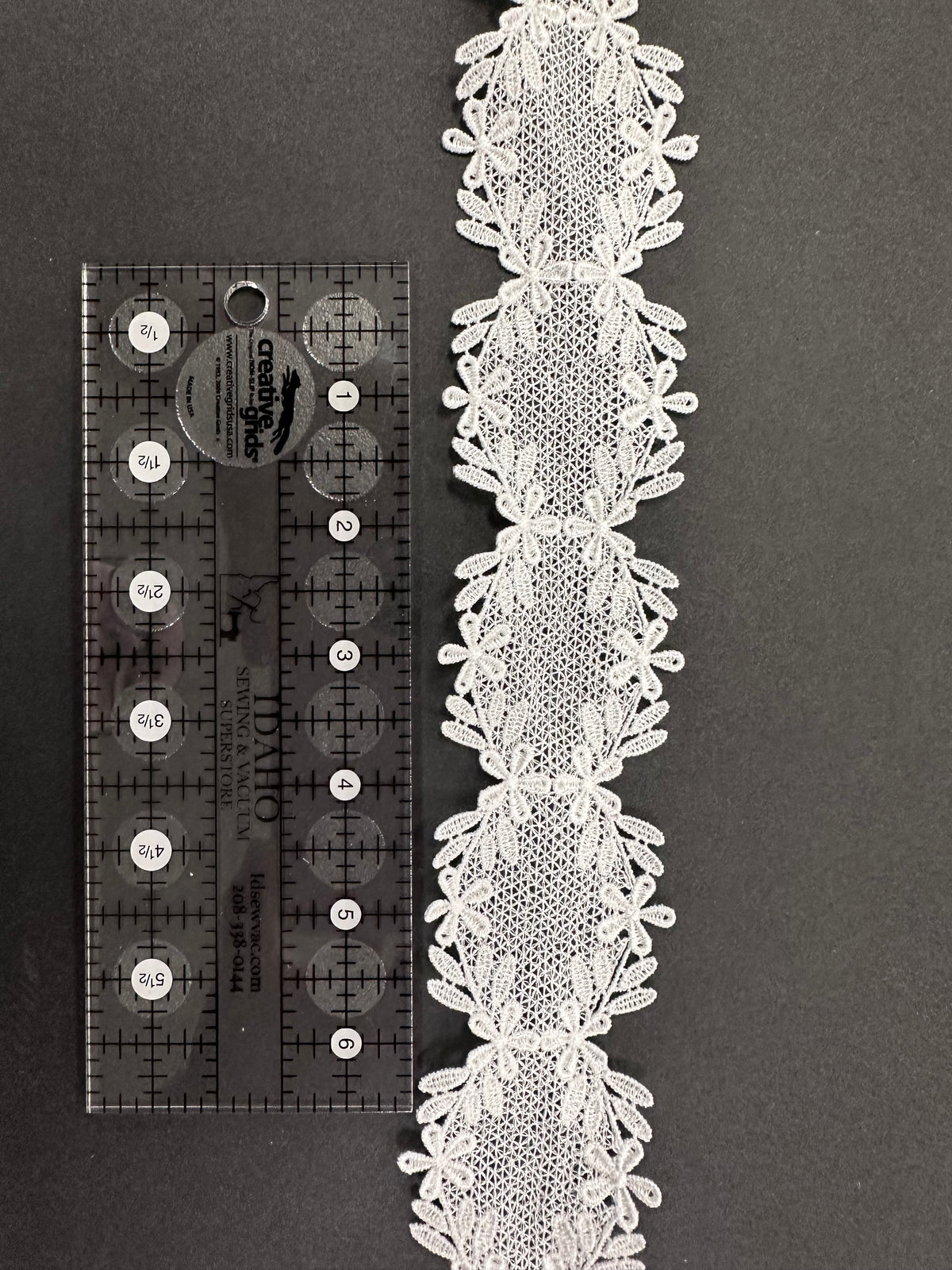 Lace Trim Floral and Leaves