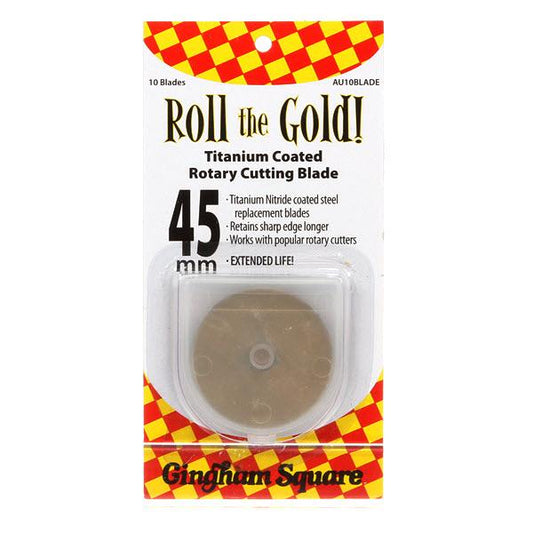 45mm Roll the Gold Titanium Rotary Blade