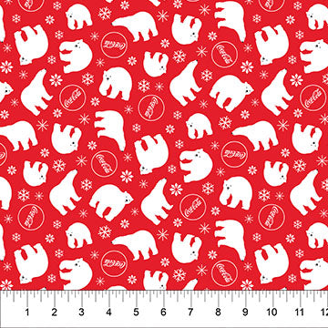 Red Big Bear Toss- Coca-Cola Polar Winter