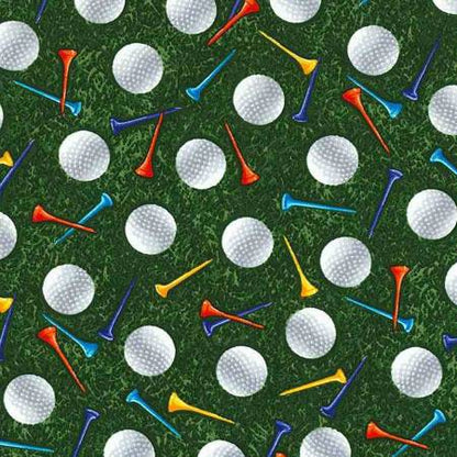 Green Golf Balls & Tees