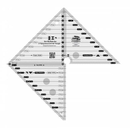 CG Multi Size6" Flying Geese45/90 Degree Triangle