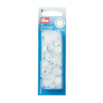 Color Snaps 12.4mm 30ct Clear
