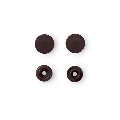 Color Snaps 12.4mm 30ct Dark Brown