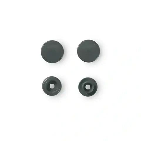 Color Snaps 12.4mm 30ct Dark Grey