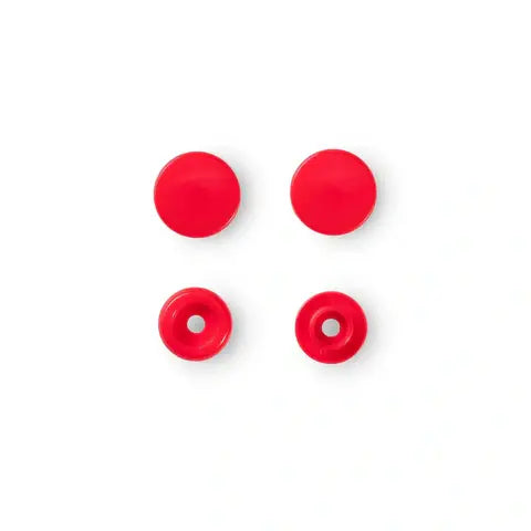 Color Snaps 12.4mm Light red 30pc