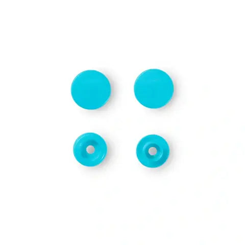 Color Snaps 12.4mm Turquoise 30pc