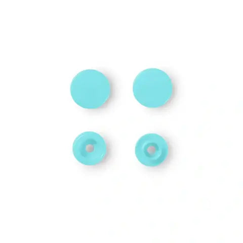 Color Snaps 12mm Light Turquoise 30pc