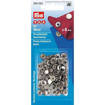 MINI 8mm Refill Silver 20pc