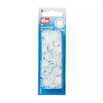 COLOR Snaps 12.4 mm Transparent Shiny 30pc