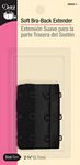 Soft Bra Back Extender Black 2-1/4in (5.7cm)