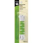 White Round Cord Elastic 5yd