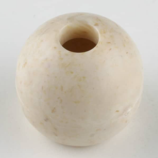 Dill Cord End Wood 16mm Beige