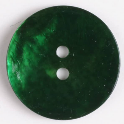Dill Natural Pearl Button 18mm Green